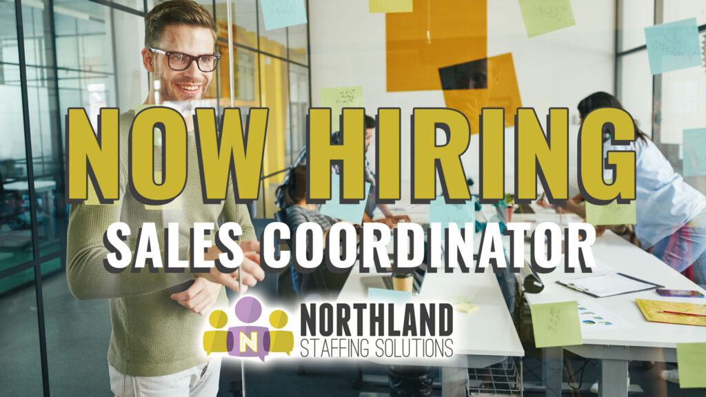 Now hiring Senior Sales Coordinator