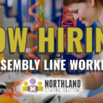 person working on an assembly line